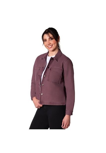 Chaqueta En Jean Mujer Lec Lee Uva