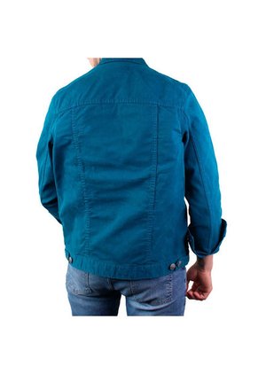 Chaqueta En Denim Clásica Renovada Lec Lee Azul Rey S