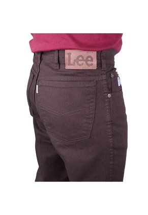 Pantalón Confort Straid Hip Para Hombre Lec Lee - Café