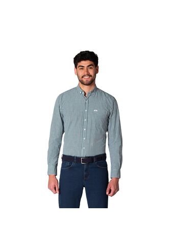Camisa Casual Hombre Lec Lee Verde Lec Lee