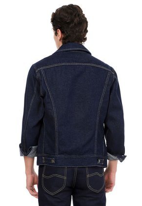 Chaqueta Índigo Oscuro De Jean Clásica Lec Lee
