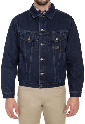 Chaqueta Índigo Oscuro De Jean Basic Lec Lee