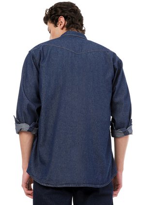 Camisa Índigo Oscuro De Jean Basic Lec Lee