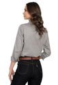 Blusa Gris Claro Basic Manga Larga Lec Lee de Lec Lee