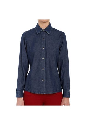 Blusa Índigo Medio De Jean Basic Lec Lee