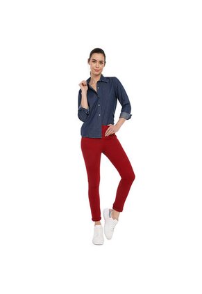 Blusa Índigo Medio De Jean Basic Lec Lee