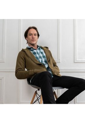 Camisa A Cuadros Hombre Lec Lee Verde/L