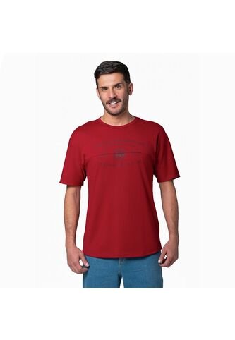 Camiseta Hombre Oversize Lec Lee Vino Tinto Lec Lee