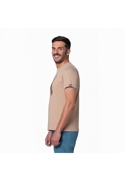 Camiseta Hombre Oversize Lec Lee Caqui