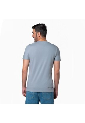 Camiseta Hombre Oversize Lec Lee Gris Claro Gris Medio/M