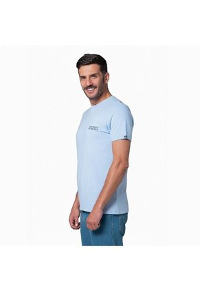 Camiseta Hombre Slim Lec Lee Azul Caro