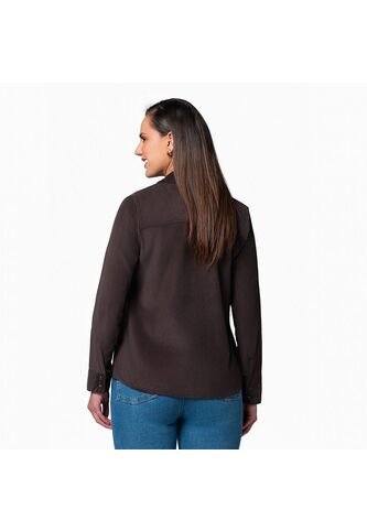 Blusa En Pana Mujer Lec Lee Café Lec Lee