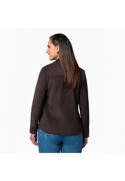 Blusa En Pana Mujer Lec Lee Café