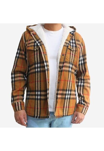 Chaqueta Leñadora Con Ovejo Caqui Lec Lee