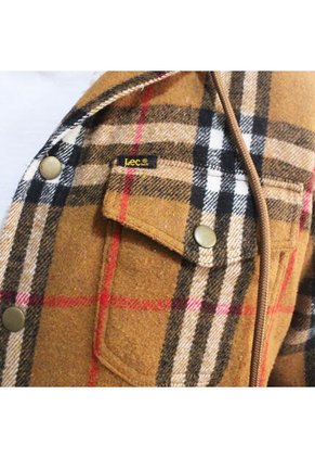 Chaqueta Leñadora Con Ovejo Caqui Lec Lee