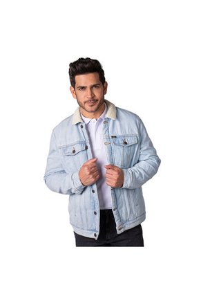 Chaqueta Ovejera En Denim Tipo Trucker Lec Lee