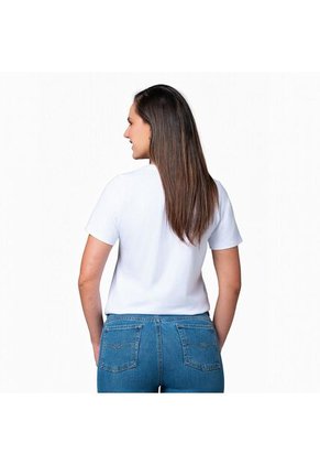 Camiseta Cuello Redondo Lec Lee Blanco Blanco/M