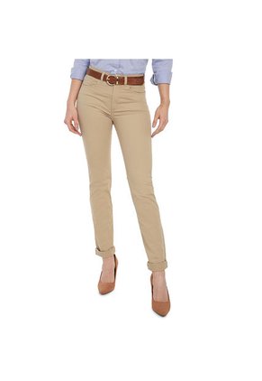 Pantalón Clásico Mujer Lec Lee Kaky