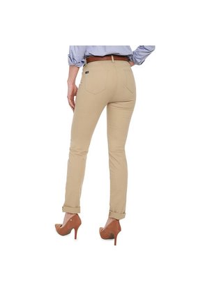 Pantalón Clásico Mujer Lec Lee Kaky