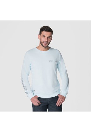 Buzo Cuello Redondo Lec Lee Azul Claro