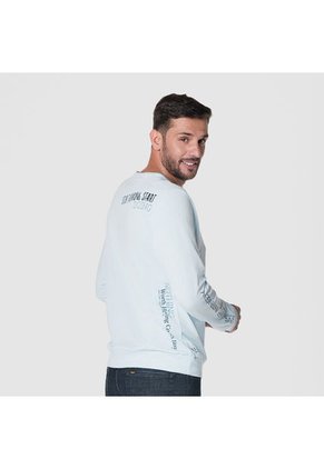 Buzo Cuello Redondo Lec Lee Azul Claro