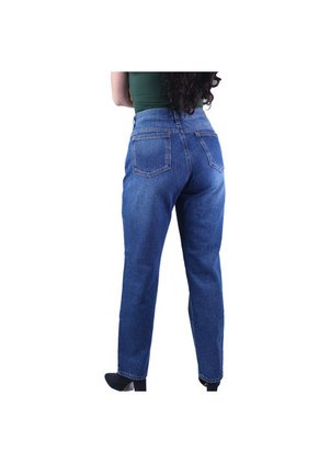 Jean Mom Fit Para Mujer Lec Lee - Índigo Medio