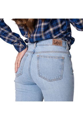 Jean Wide Leg Para Mujer Lec Lee - Índigo Claro