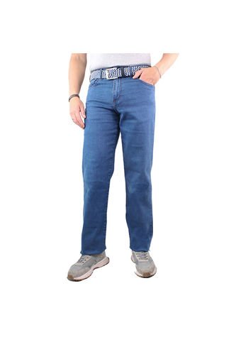 Jean Staid Hombre Lec Lee Índigo Medio Lec Lee