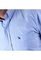 Camisa Casual Hombre Lec Lee Azul Claro Azul Medio/XL de Lec Lee