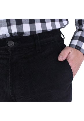 Pantalón En Pana Para Hombre Lec Lee - Negro