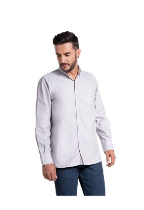 Camisa Para Hombre Lec Lee Gris/L