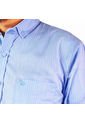 Camisa Casual De Hombre Lec Lee Azul de Lec Lee