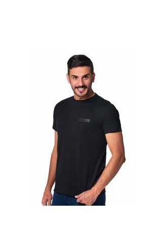 Camiseta Básica Hombre Lec Lee Negra Lec Lee