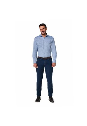 Jean Slim Hombre Lec Lee Azul Oscuro