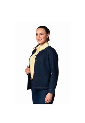 Chaqueta En Denim Clásica Para Mujer Lec Lee