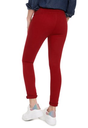 Leggins Para Mujer - Rojo Oscuro
