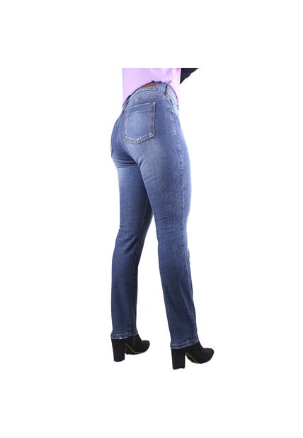 Jean Super Skinny Para Mujer Lec Lee - Índigo Medio