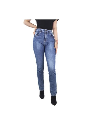 Jean Skinny Fit Para Mujer Lec Lee - Índigo Medio Lec Lee