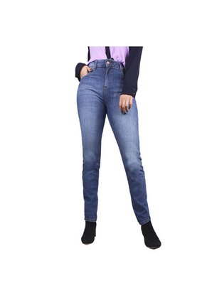 Jean Super Skinny Para Mujer Lec Lee - Índigo Medio