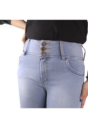 Jean Ultra Slim Para Mujer Lec Lee - Índigo Claro