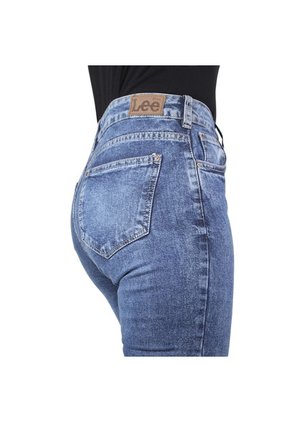 Jean Skinny Fit Para Mujer Lec Lee - Índigo Medio