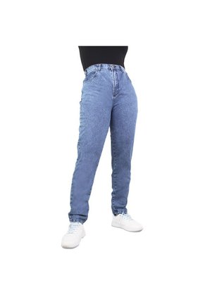 Jean Slouchy Fit Para Mujer Lec Lee - Índigo Medio