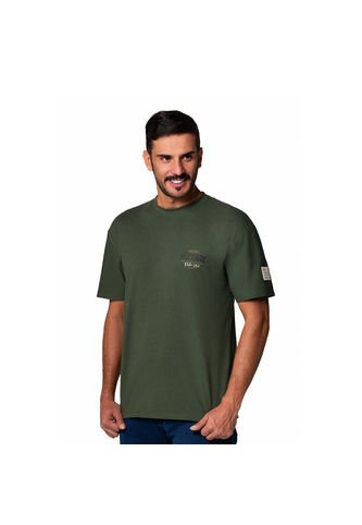 Camiseta Básica Hombre Lec Lee Verde Verde/XL Lec Lee