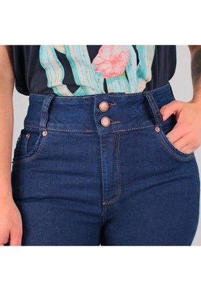 Jean Push Up Lec Lee Índigo Medio