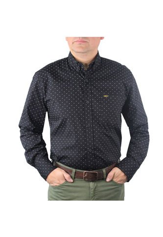 Camisa Informal Hombre Lec Lee Negro Lec Lee
