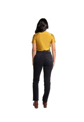 Jean Straight Fit Para Mujer Lec Lee - Negro 8 14