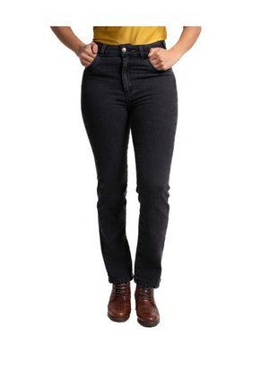 Jean Straight Fit Para Mujer Lec Lee - Negro 8 14