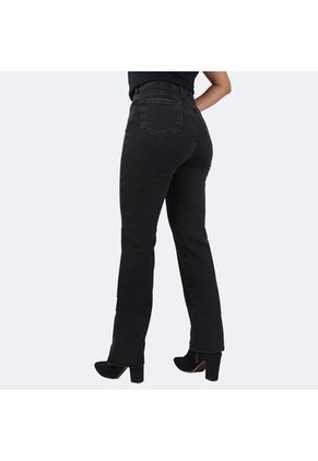 Jean Straight Fit Para Mujer Lec Lee - Negro 8 14