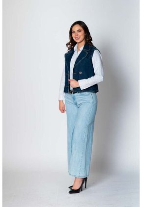 Chaleco Índigo Para Mujer Lec Lee XL
