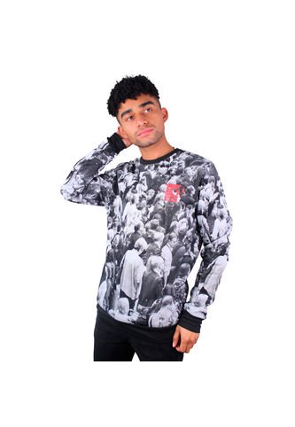 Buzo Estampado Hombre Lec Lee Negro Lec Lee